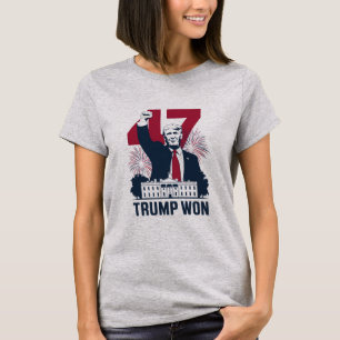 Trump Wint Weer Verkiezingen 2024 President 47e  T-shirt