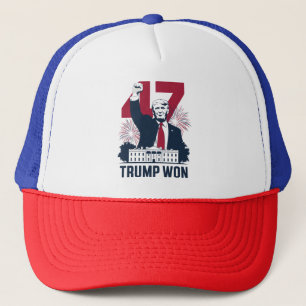 Trump Wint Weer Verkiezingen 2024 President 47e  Trucker Pet