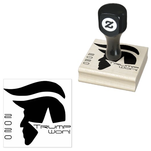 Trump Won! 2020 Rubberstempel (Gestempeld)