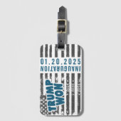 Trump won 2024 bagagelabel (Voorkant (verticaal))