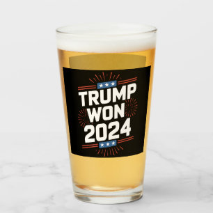 Trump Won 2024 President 47e Van Witte Huis Glas