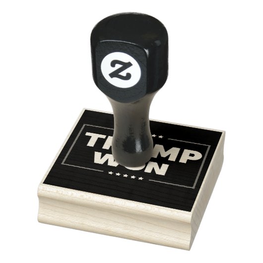 Trump won 2024 rubberstempel (Stempel)