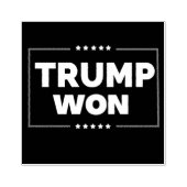 Trump won 2024 	rubberstempel (Afrduk)