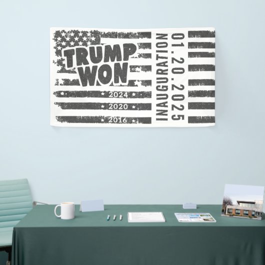 Trump Won 2024 Spandoek (Beurs)