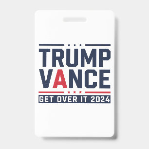 Trump Won 2024 Verkiezingen President Trump Vance Badge
