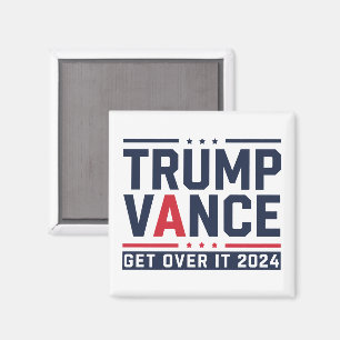 Trump Won 2024 Verkiezingen President Trump Vance Magneet