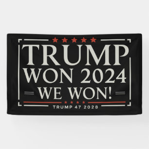 Trump Won 2024 Wij Won 47 2028 VS Spandoek