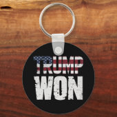 Trump won 47e Amerikaanse presidentsverkiezingen 2 Sleutelhanger (Voorkant)