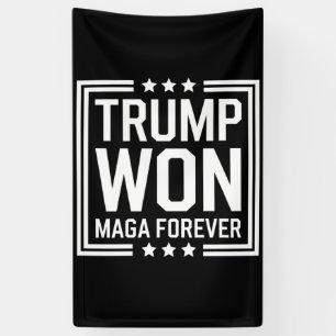 Trump won 47e Amerikaanse presidentsverkiezingen M Spandoek