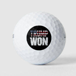 Trump Won 47e VS President Gewonnen Verkiezing 202 Golfballen