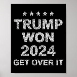 Trump Won, accepteer het 2025 4  Poster
