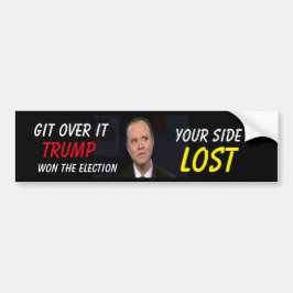 TRUMP WON BUMPERSTICKER