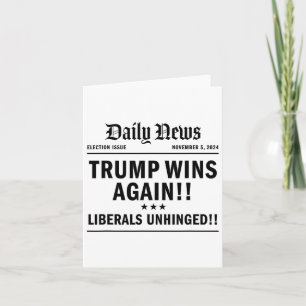 Trump won de overwinning en won de titel Trump 202 Kaart