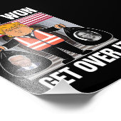 Trump won de verkiezingen van 2024 foto afdruk (Hoek)