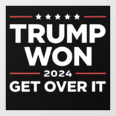 Trump won het in 2024 raamsticker (Vel)