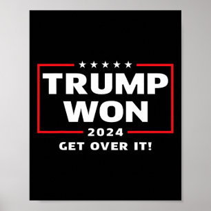 Trump won het jaar 2024 poster