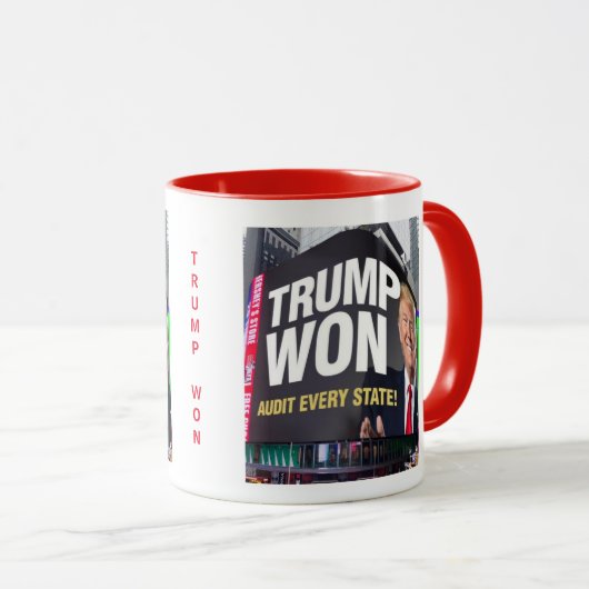 TRUMP WON IN EVERY STATE   MUG (Devant droit)