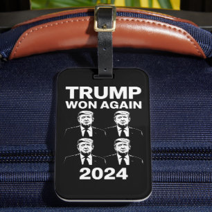 Trump won opnieuw inauguratie dag 47 van de verkie bagagelabel