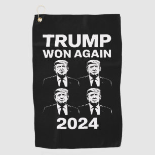 Trump won opnieuw inauguratie dag 47 van de verkie golfhanddoek