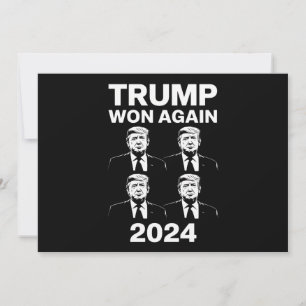 Trump won opnieuw inauguratie dag 47 van de verkie kaart