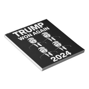 Trump won opnieuw inauguratie dag 47 van de verkie notitieblok