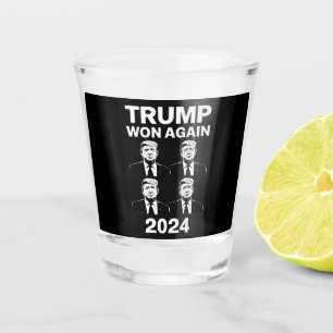 Trump won opnieuw inauguratie dag 47 van de verkie shot glas