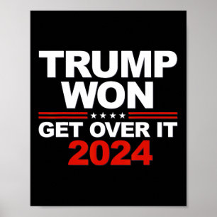 Trump won voor zijn tweede termijn Trump 2024 Poster