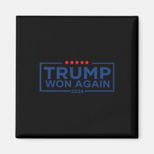 Trump Won Wederom Verkiezingen 2025 President 47 T Magneet