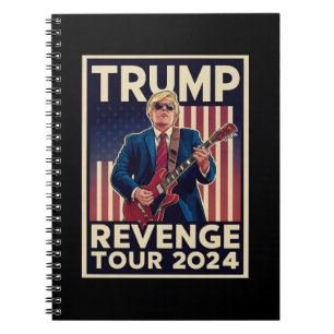 Trump Wraak Tour 2024 Politieke Verkiezing 2024 Notitieboek