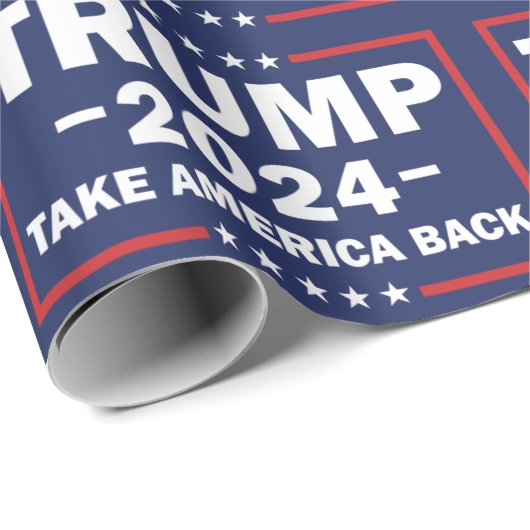 Trump Wrapping Paper Cadeaupapier (Rol Hoek)