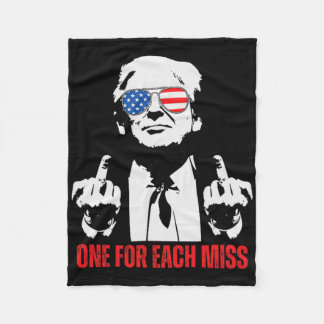 Trump You Missed Again Funny Trump Won Trump 2025  Fleece Deken