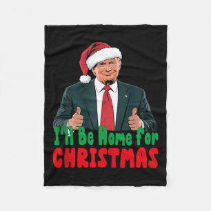 Trump zal thuis zijn voor de humoristische Trump C Fleece Deken