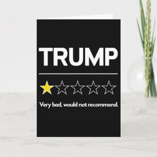 Trump Zeer D Zou Verkiezingen Niet Aanbevelen Grap Kaart