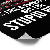 Trump ziet eruit als een President, maar dan voor Poster (Hoek)