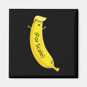 Trump zijn banaan (voor schaal) Funny 2 Magneet