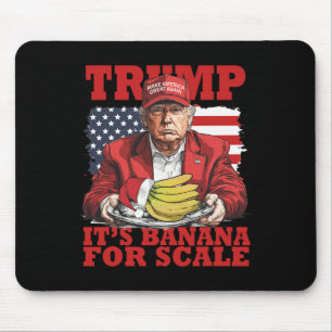 Trump zijn banaan (voor schaal) sterrenschip Funny Muismat