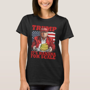 Trump zijn banaan (voor schaal) sterrenschip Funny T-shirt