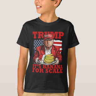 Trump zijn banaan (voor schaal) sterrenschip Funny T-shirt