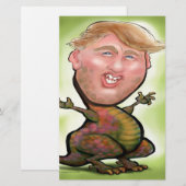 Trump Zilla Briefpapier (Voorkant / Achterkant)