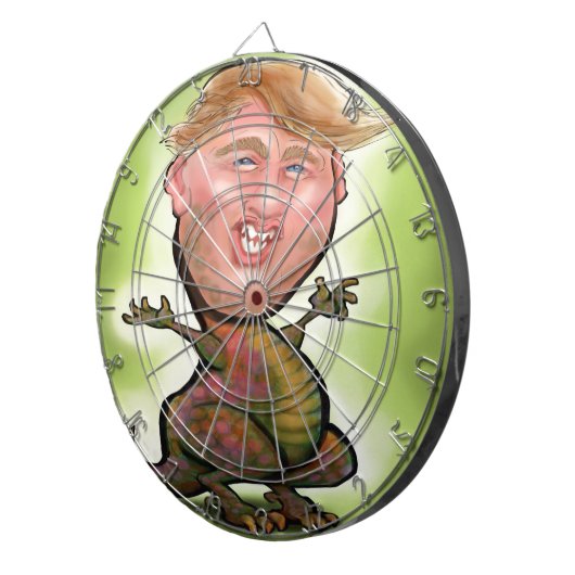 Trump Zilla Dartbord (Voorkant Rechts)