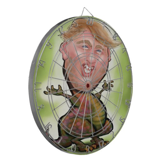 Trump Zilla Dartbord (Voorkant Links)