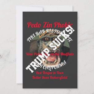 Trump Zin Fobische Tiki Bar Ristorante Lodi CA Kaart