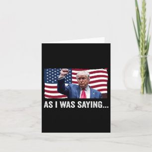 Trump Zoals Ik Al Zei Trump Zijn Toespraak Trump V Kaart