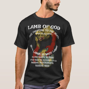 TRUMP ZWART WITTE LAMMETJES KOOIGEVECHT T-SHIRT