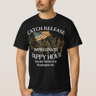 Trump Zwarte Hemd Bruine Mussolini Gestapo ICE CBP T-shirt
