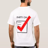 Trumped vers le haut du T-shirt imprimé (Dos)