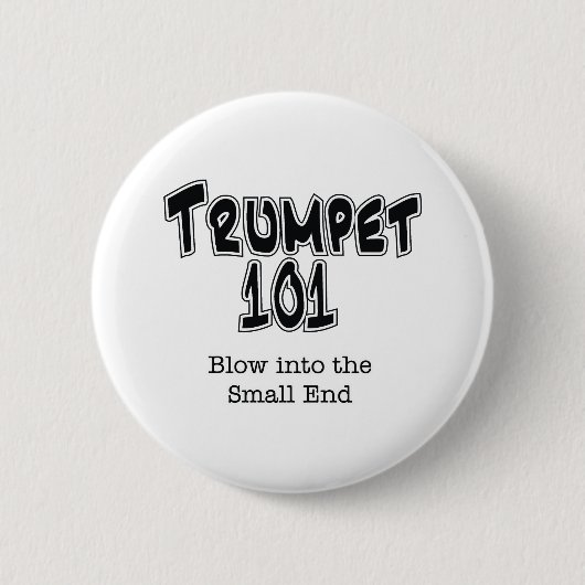 Trumpet 101 ronde button 5,7 cm (Voorkant)