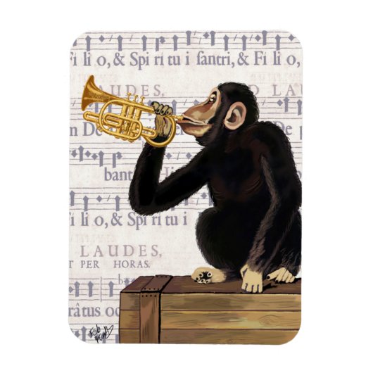Trumpet afspelen magneet (Verticaal)