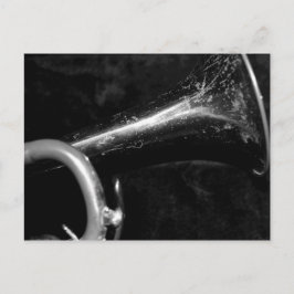Trumpet Bell zwart-wit Briefkaart