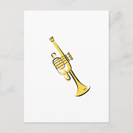 Trumpet Briefkaart (Voorkant)